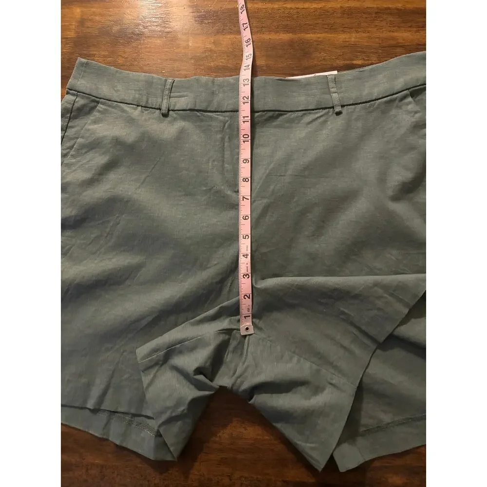 Lane Bryant Women’s 18 Shorts Linen Blend 6